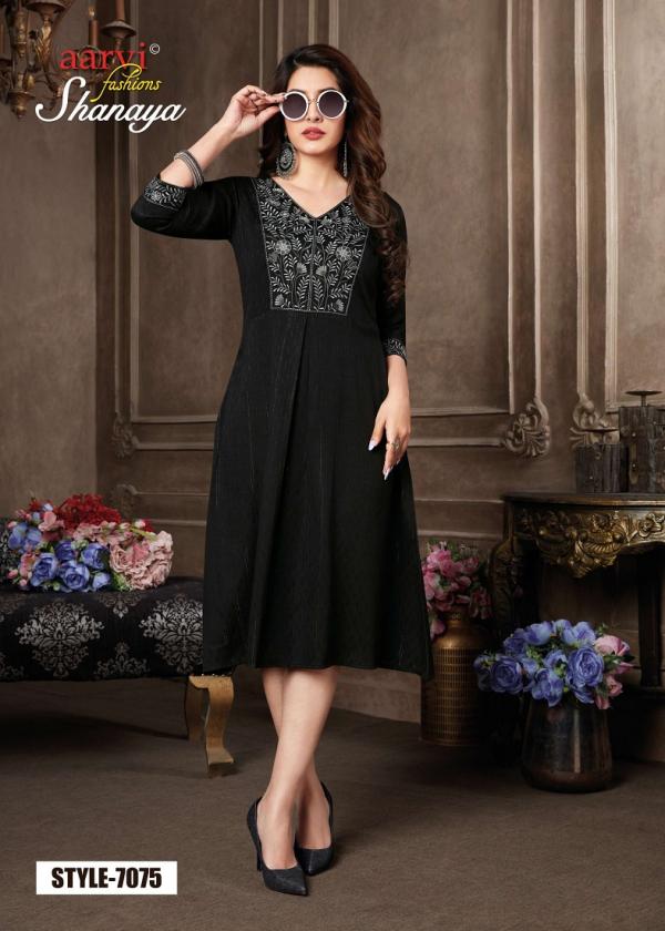 Aarvi Fashion Shanaya Vol-6 Rayon Exclusive Designer Kurti Collection